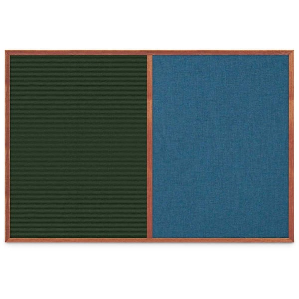 Slim Style Indoor Enclosed Corkboard, 30